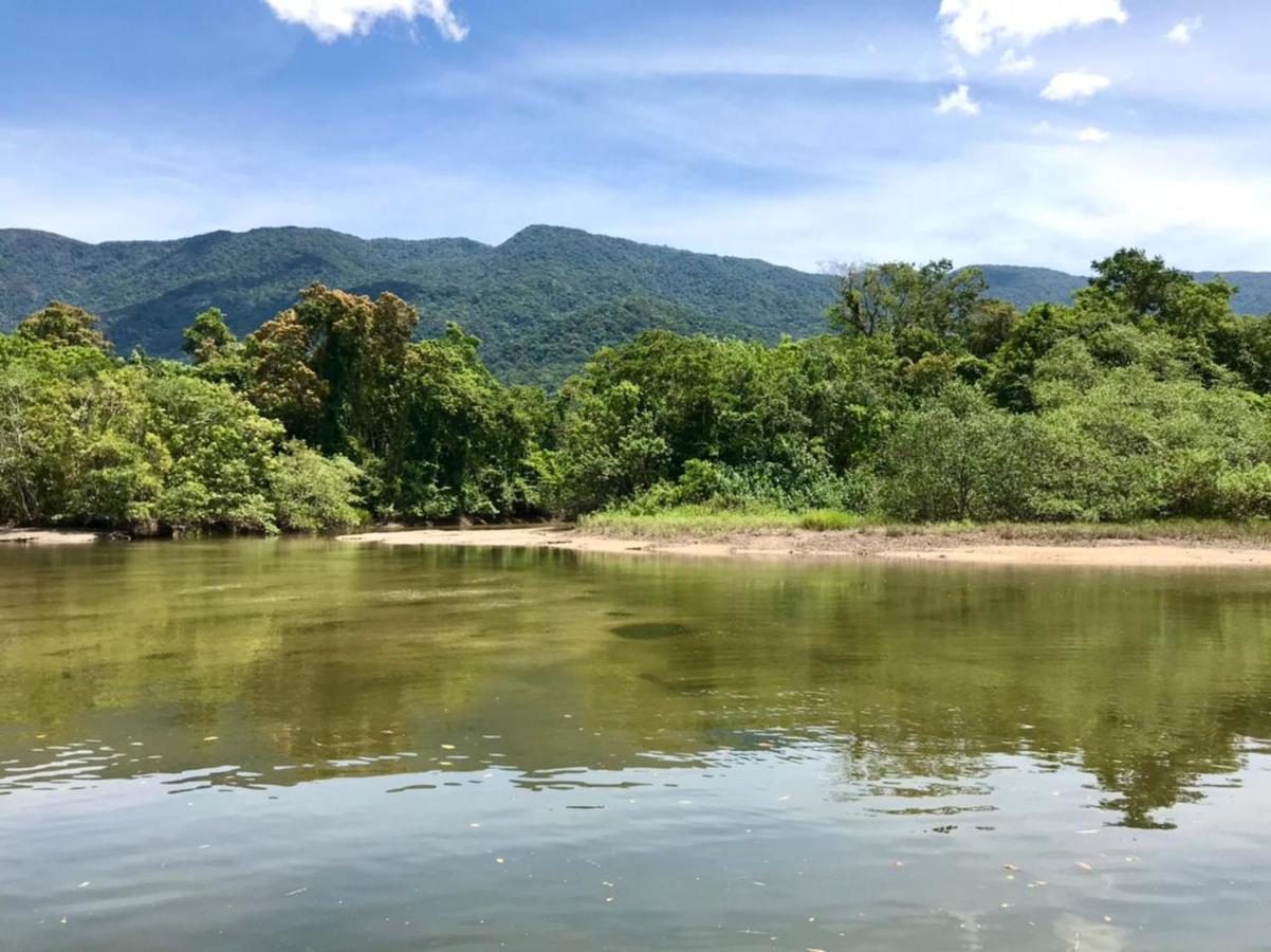 Casa A Beira Do Rio Jaguareguava Na Mata Atlantica Em Bertioga Spヴィラ エクステリア 写真